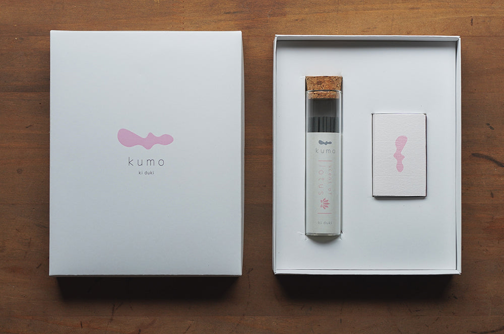 kumo no.1 linen〈お香31本入とマッチのセット〉